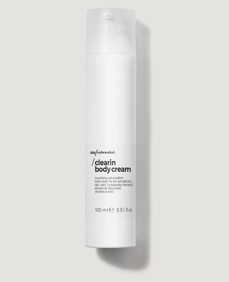 CLEARIN BODY CREAM / dedicated to pale or freckled skins